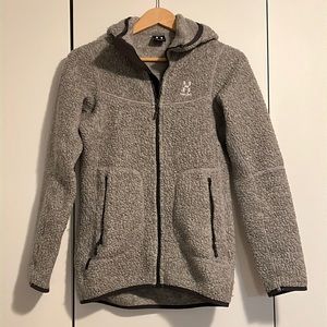 Haglofs women jacket size xs grey very good condition